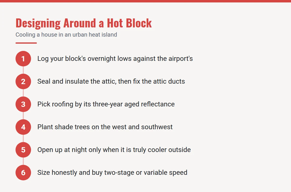 Summary card: Designing Around a Hot Block